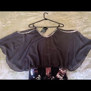 New Beautiful charcoal dress,